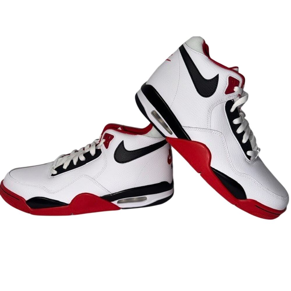 Nike Air Flight Legacy Mid Top White/Red/Black m's 10.5 BQ4212-100